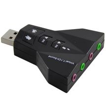 Adaptador de Som - Usb 7.1 - Preto - MD9 - 6647