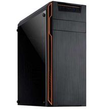 Gabinete ATX - Mymax - Gamer Dragon - MCA-FC-F75/OR - Preto/Laranja