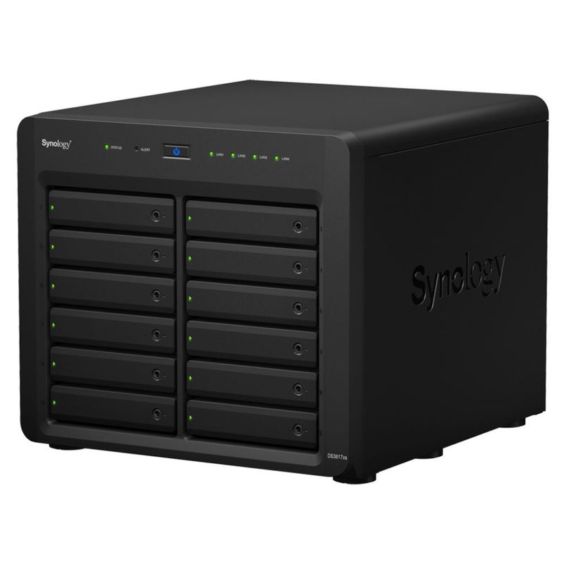 121670-2-NAS_Synology_Diskstation_12_baias_DS3617xs_Xeon_D_1527_16GB_DDR4_4x_1GbE_LAN_1x_PCIe_x8_slot_sem_discos_121670