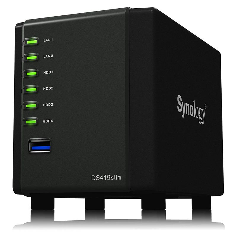 121662-2-NAS_Synology_Diskstation_4_baias_DS419_Slim_Armada_385_512MB_DDR3_4x_HDSSD_de_2_5pol_2x_1GbE_LAN_sem_discos_121662