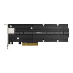 121794-2-Placa_de_Rede_SSD_Cache_Synology_E10M20_T1_1x_10GbE_2x_M_2_nVME_Slots_PCIe_3_0_x8_p_NAS_Synology_121794