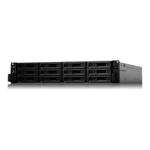NAS Synology Rackstation 12 baias RS2418+ 2U (Atom C3538, 4GB DDR4, 4x 1GbE LAN, 1x PCIe x8, sem discos)