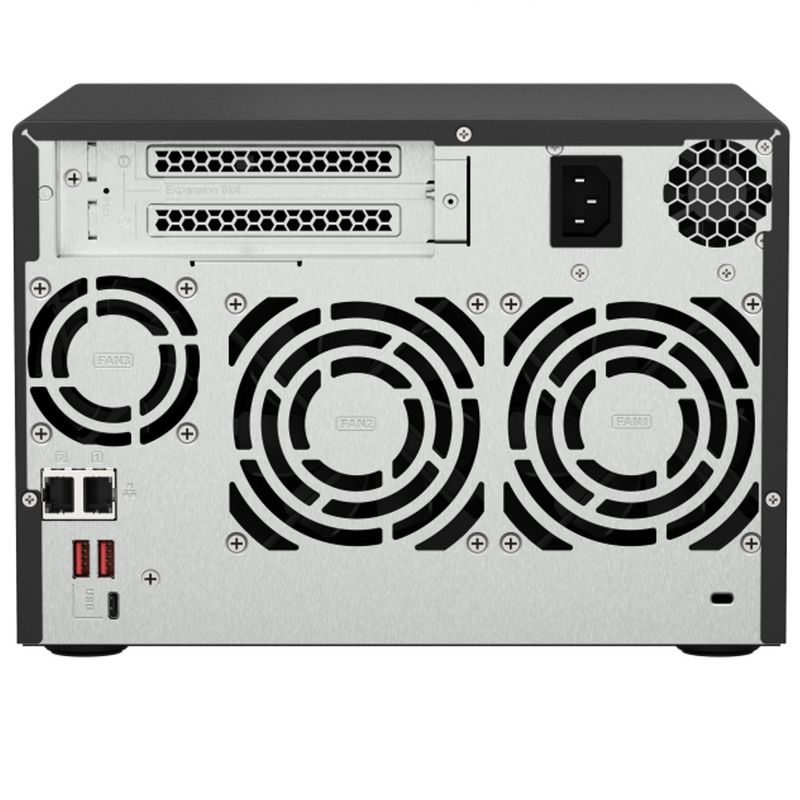 122090-4-NAS_QNAP_6_baias_TS_673A_8G_US_Ryzen_V1500B_8GB_DDR4_2x_M2_nVME_2x_25GbE_LAN_2x_PCIe_x8_slot_sem_discos_122090