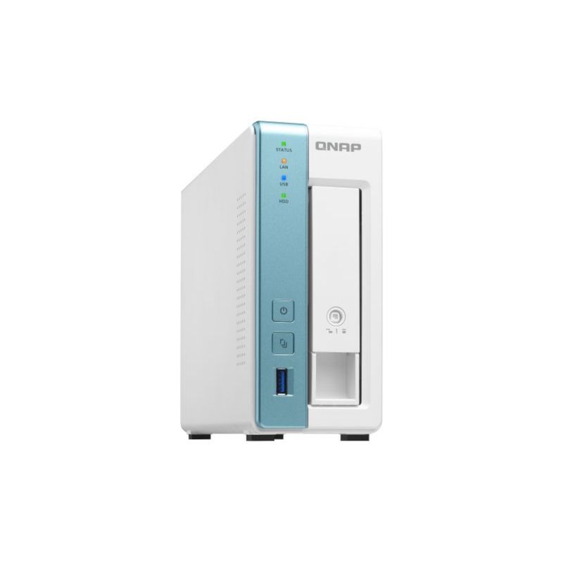 122349-1-NAS_QNAP_1_baia_TS_131K_Alpine_AL214_1GB_DDR3_1x_GbE_LAN_3x_USB_3_2_sem_discos_122349