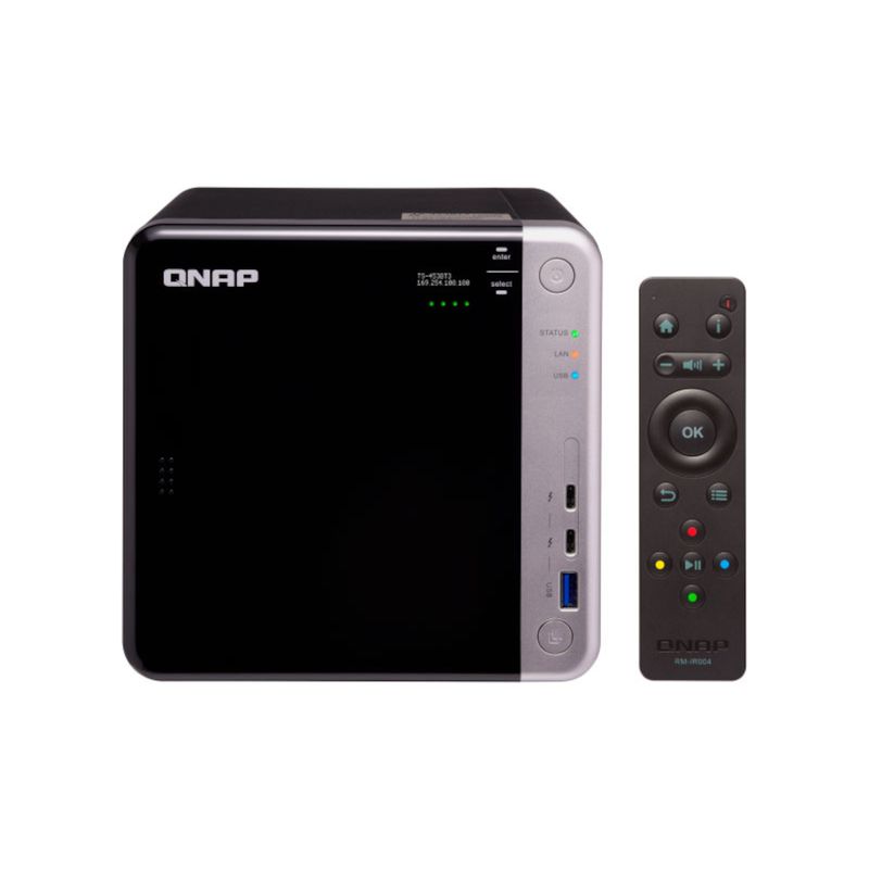 122382-2-NAS_QNAP_4_baias_TS_453BT3_8G-US_Celeron_J3455_8GB_DDR3L_2x_M_2_SATA_2x_GbE_LAN_1x_10GbE_IR_HDMI_s_discos_122382