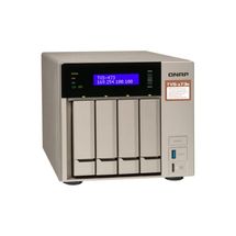 NAS QNAP 4 baias TVS-473e-8G-US (AMD RX-421BD, 8GB DDR4, 2x M.2 SATA, 4x GbE LAN, 2x PCIe x4 slot, IR, HDMI, s/ discos)