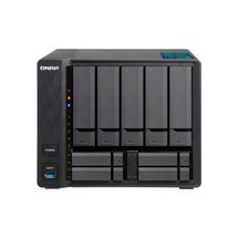 NAS QNAP 9 baias TS-h973AX-32G-BR (Ryzen V1500B, 32GB DDR4, 2x 2.5GbE LAN, 1x 10GbE LAN, 4x USB 3.2, s/ discos)