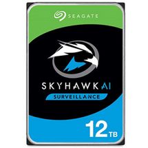 HD 12TB SATA3 Seagate SkyHawk AI - ST12000VE0008  (3,5pol, 6Gb/s, 7.200 RPM, 256MB Cache)
