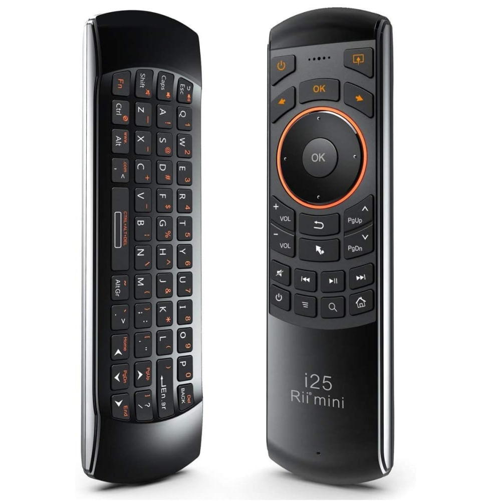 Mini Teclado e Controle Remoto - Sem fio - Mini 125 K25