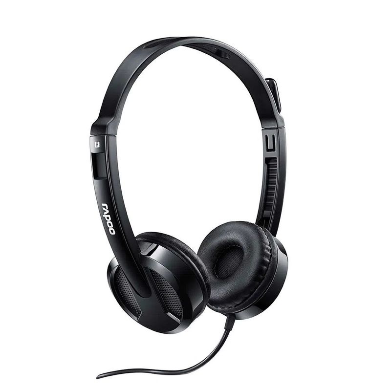 122683-1-Fone_de_Ouvido_c_microfone_P2P3_Multilaser_Rapoo_H100_122683