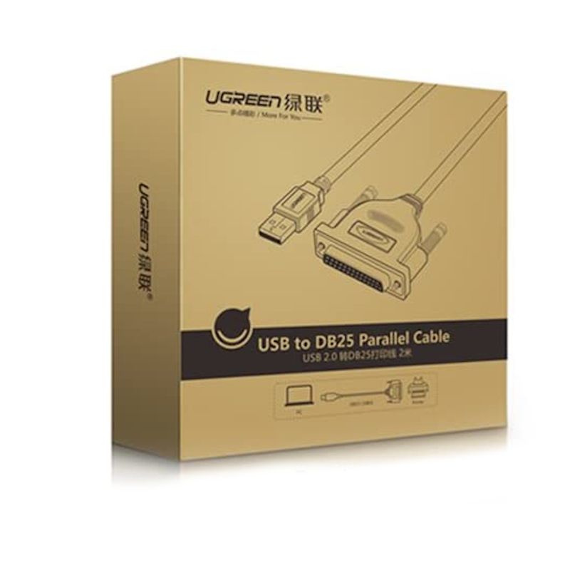 122714-1-Cabo_Adaptador_Usb_Macho_DB25_Femea_UGREEN_1_8M_B012FF3CW0_122714