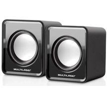 [OPEN BOX] Caixa de Som - 2.0 - 3W - Multilaser - SP144 - (USB/P2, Preto)