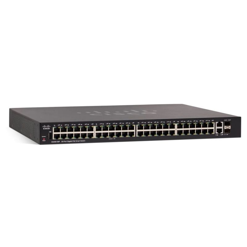 122869-1-Switch_50_Portas_Gerenciavel_10_100_1000_2_SFP_CISCO_Smart_SG250_50_K9_BR_122869