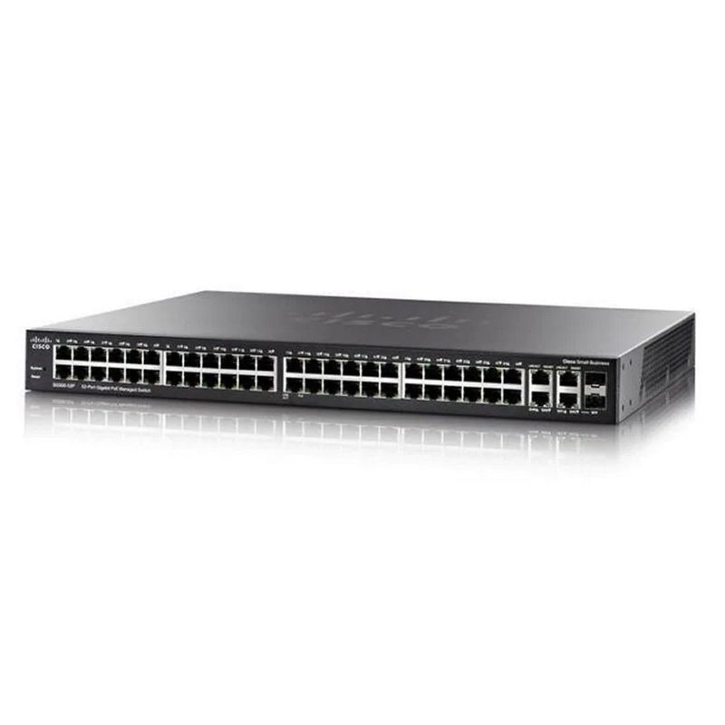122874-1-Switch_48_Portas_Gerenciavel_10_100_1000_2_SFP_2_Gigabi_CISCO_SG350_52_K9_BR_122874