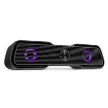 Caixa de Som (Soundbar) Gamer - 2.0 - 15W - Multilaser - SP953 - (USB/P2, LED, Preto)