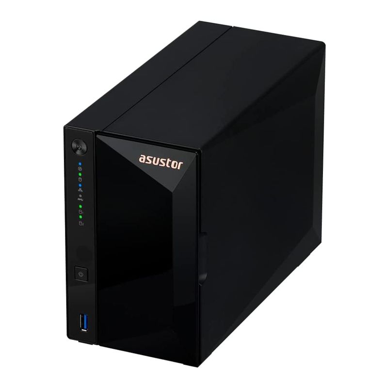 123178-1-NAS_Asustor_Drivestor_2_Pro_2_baias_AS3302T_Realtek_RTD1296_2GB_DDR4_1x_2_5GbE_LAN_2x_SATA_3_sem_discos_123178