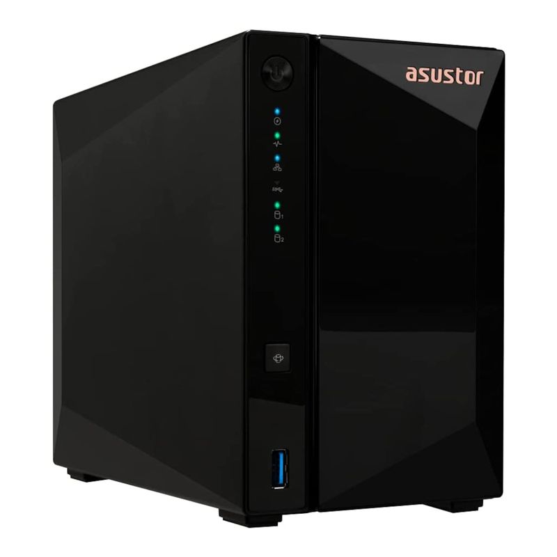 123178-3-NAS_Asustor_Drivestor_2_Pro_2_baias_AS3302T_Realtek_RTD1296_2GB_DDR4_1x_2_5GbE_LAN_2x_SATA_3_sem_discos_123178