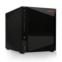 NAS Asustor Gaming 4 baias AS5304T (Celeron J4105, 4GB DDR4, 2x 2.5GbE LAN, 4x SATA3, 1x HDMI, sem discos)