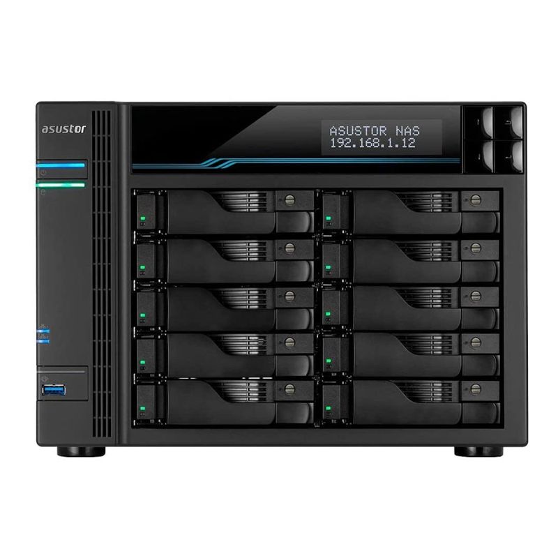 123096-2-NAS_Asustor_Lockerstor_10_Pro_10_baias_AS7110T_Xeon_E_2224_8GB_DDR4_4x_1GbE_LAN_2x_M_2_PCIe_sem_discos_123096