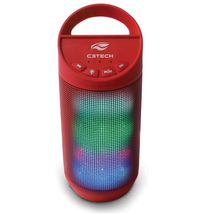 Caixa de Som - Bluetooth - C3 Tech - Vermelha - SP-B50RD