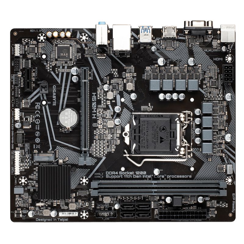 123257-3-Placa_mae_LGA1200_Gigabyte_H510M_H_Micro_ATX_123257