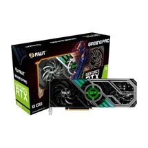 Placa de vídeo - NVIDIA GeForce RTX 3070 (8GB / PCI-E) -  PALIT - NE63070019P2-1041A V1 - LHR