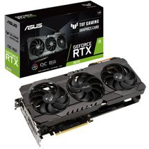 Placa de vídeo - NVIDIA GeForce RTX 3070 (8GB / PCI-E) - Asus TUF Gaming - TUF-RTX3070-O8G-V2-GAMING - LHR