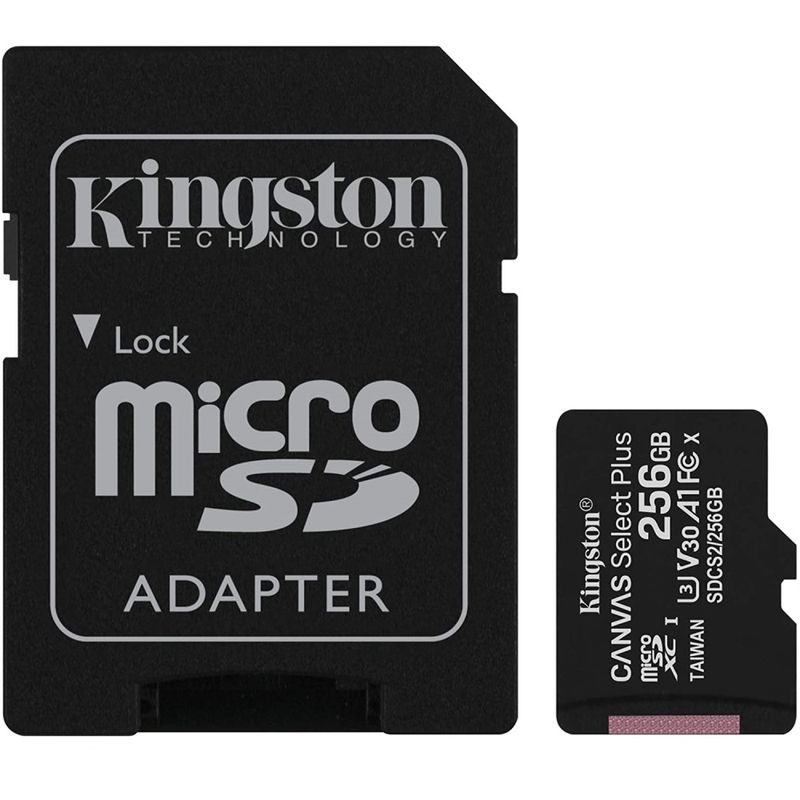 123314-2-Cartao_de_Memoria_microSDXC_256GB_Kingston_Canvas_Select_Plus_Classe_10_SDCS2_256GB_123314
