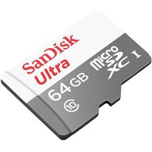 Cartão de memória - microSDXC - 64GB - Sandisk - Classe 10 - SDSQUNR-64G-GN3MA