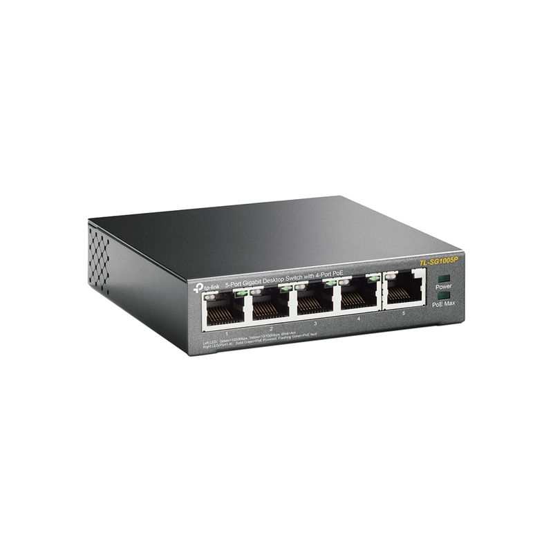 123438-1-Switch_5_Portas_Gigabit_TP_Link_POE_TL_SG1005P_123438