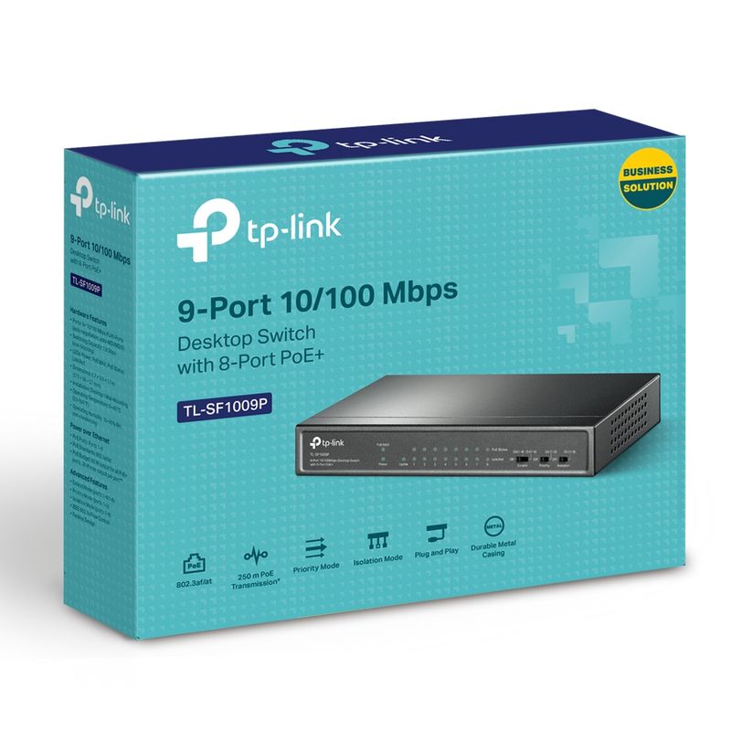 123439-4-Switch_9_Portas_Fast_10_100_TP_Link_POE_TL_SF1009P_123439