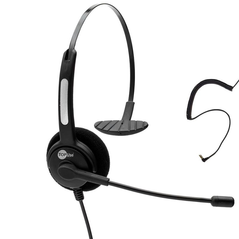 123445-1-Headset_Monoauricular_P2_Multimidia_HTU_300_P2_TopUse_Protetor_em_espuma_123445