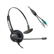 Headset Monoauricular - P2 Multimídia - HTU 300 P2 - TopUse - Protetor em espuma