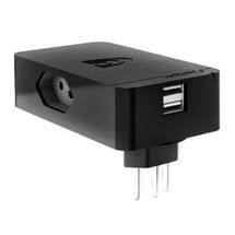 DPS -  3 tomadas + 2 x USB - Clamper iClamper Energia - Preto - 12923