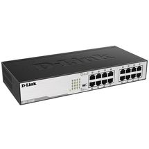 Switch 16 Portas - Gigabit - D-Link - Grafite - DGS-1016C