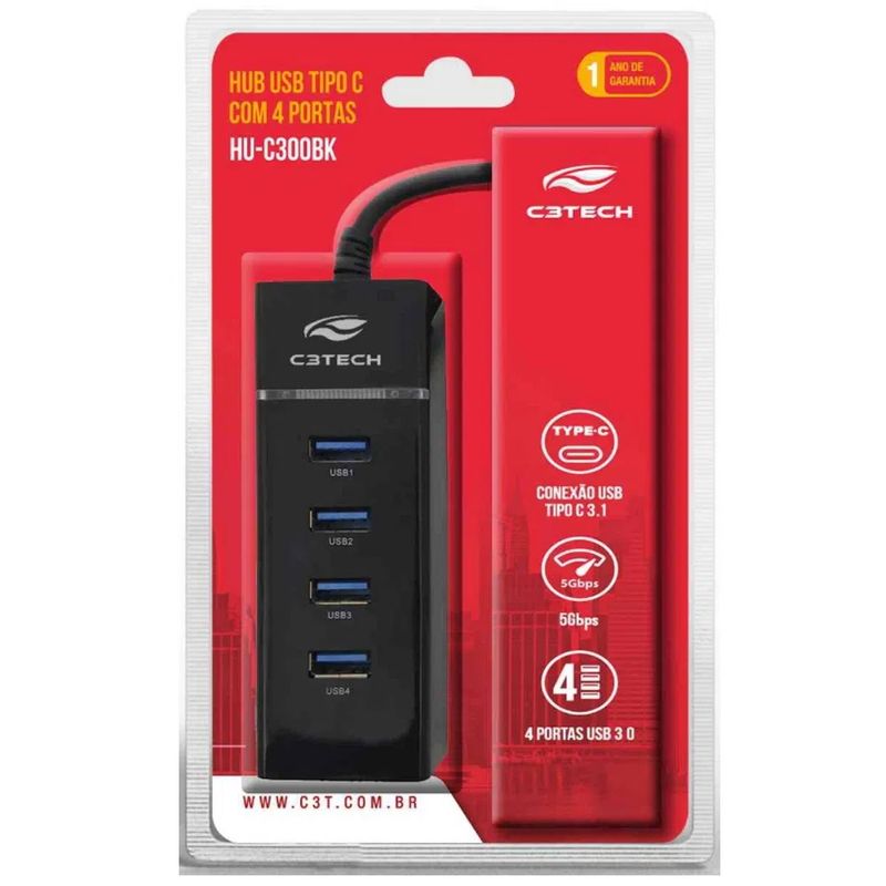 123680-3-Hub_USB_30_4_portas_C3Tech_Preto_HU_C300BK_123680