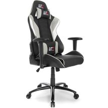 Cadeira Gamer DT3sports Elise Grey - 10633-3 (até 130kg, encosto e braços ajustáveis)