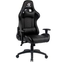 Cadeira Gamer Fortrek Hawk (Preta, até 120kg, encosto, altura e braços ajustáveis) - 70508