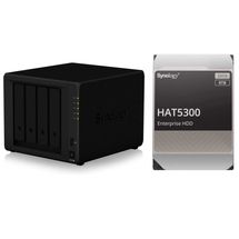 NAS Synology Diskstation 4 baias DS920+ 32TB (Celeron J4125, 4GB DDR4, 2x M.2 nVME, 2x 1GbE LAN c/ Discos)