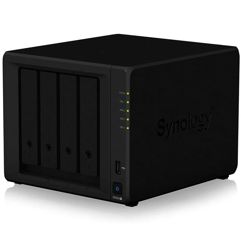 123694-2-NAS_Synology_Diskstation_4_baias_DS920_32TB_Celeron_J4125_4GB_DDR4_2x_M2_nVME_2x_1GbE_LAN_c_Discos_123694