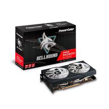 Placa de vídeo - AMD Radeon RX 6600 (8GB / PCI-E) - Power Color HELLHOUND - 8GBD63DHL