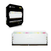 Memória DDR5 - 32GB (2x16GB) / 5.600MHz Corsair DOMINATOR PLATINUM RGB White - CMT32GX5M2B5600C36W