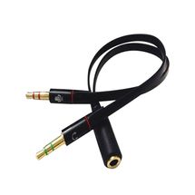 Adaptador - P3 Fêmea > P2 Macho - Preto - MD9 - 8042