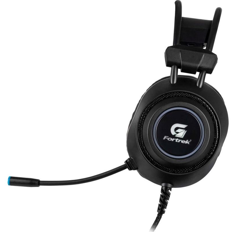 124595-4-Fone_de_Ouvido_c_mic_RGB_Crusader_USB_Fortrek_70555_Preto_124595