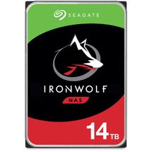 HD 14TB SAS Seagate IronWolf - ST14000VN0008 (3,5pol, 6Gb/s, 7.200 RPM, 256MB Cache)