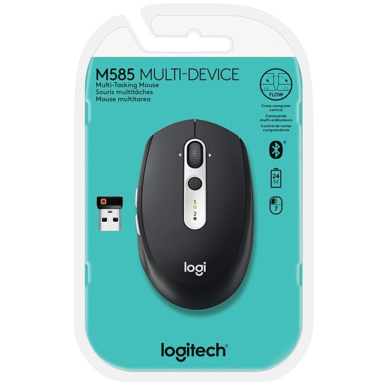 124748-5-OPEN_BOX_Mouse_Sem_fio_Bluetooth_Logitech_M585_Preto_910_005012_124748