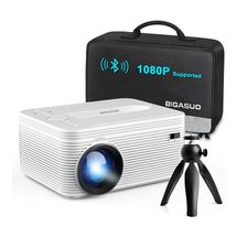 Projetor Mini Bigasuo Pro302- (1280 x 720,MicroSD, VGA, USB, HDMI,AV, 5500 lumens)  - B07R7BN2VC