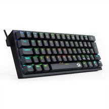 Teclado Mecânico USB Redragon Fizz - RGB - K617-RGB-B (Switch BROWN, PT)