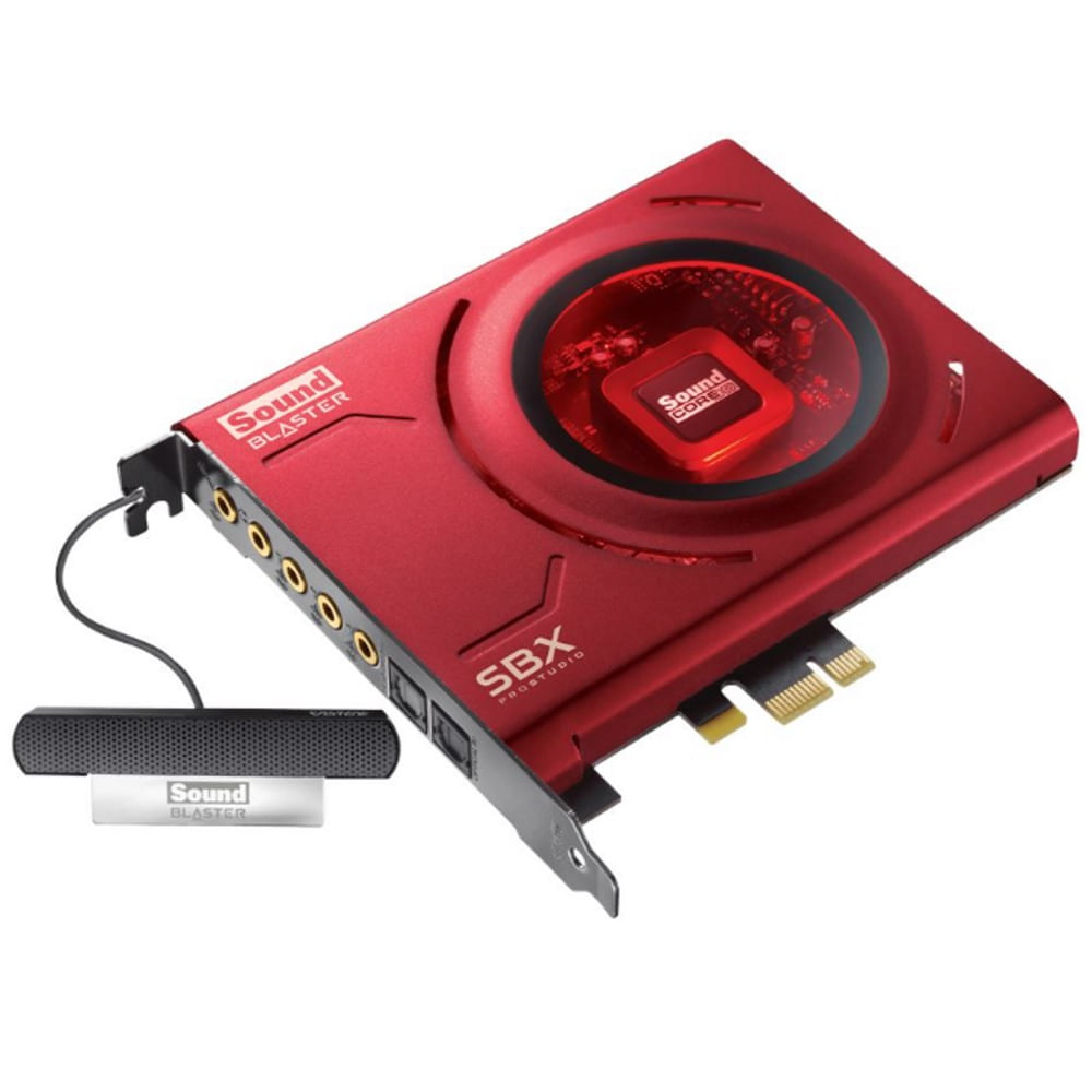 Placa de Som - PCI-E - Creative Sound Blaster Z - SB1500