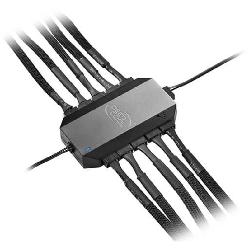 125017-3-Controlador_p_10_fans_Deepcool_FH_10_DP_F10PWM_HUB_Preto_125017